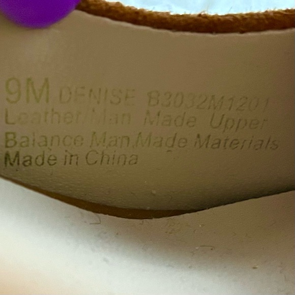 Franco Sarto Denise Sandy Brown Suede Emboss Snakeskin Mary Jane Heel Size 9 - Picture 11 of 11